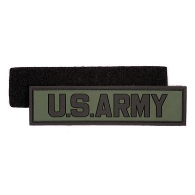 Patch U.S. ARMY OLIVE plastic velcro GREEN