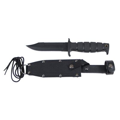 Knife pilot ONTARIO Case - nylon / leather black