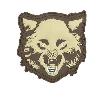 Patch WOLF velcro COYOTE