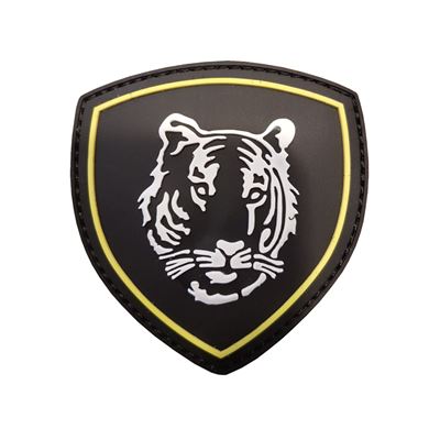 Patch 3D RUSSIA TIGER Velcro GREY
