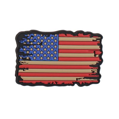 Patch 3D velcro PVC USA FLAG