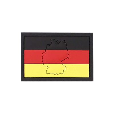 Patch 3D velcro PVC GERMANY with country contour