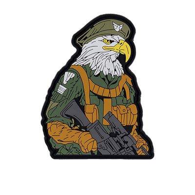 Patch 3D DANGEROUS EAGLE Velcro