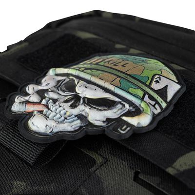 Patch 3D SKULL- VIETNAM ACE velcro