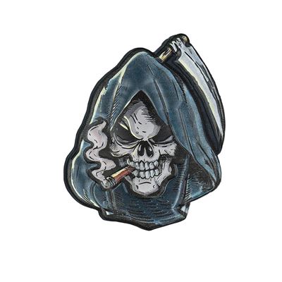 Patch 3D SKULL- GRIM REAPER velcro