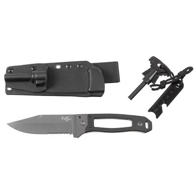 Fixed Blade Knife SCORPION G10 with sheath