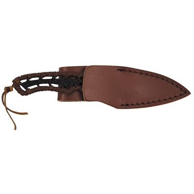 Fixed Blade Knife BUFFEL II with leather sheath