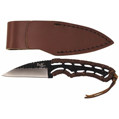 Fixed Blade Knife BUFFEL II with leather sheath