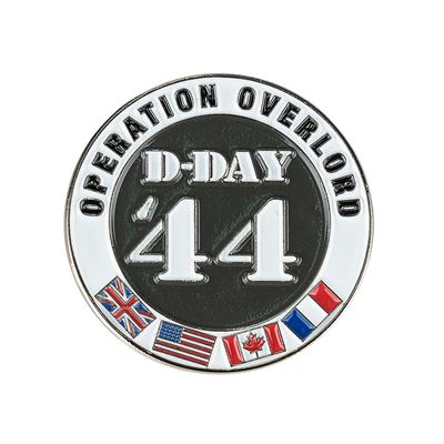 Badge D-Day 44 Allied flags