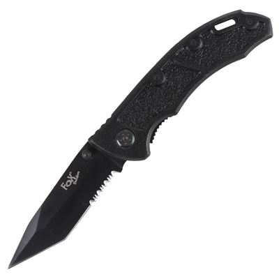 Tanto folding knife FOX / SAW BLACK