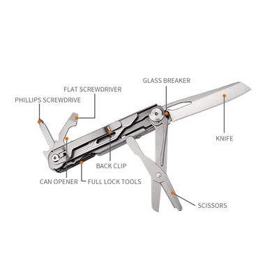 Multifunctional Pocket Knife TF-2215 7-in-1 Task Force 2215 453228 2