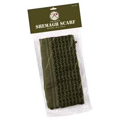 SHEMAG lightweight scarf OLIVE 105 x 105 cm