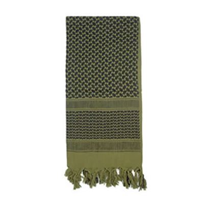 SHEMAG lightweight scarf OLIVE 105 x 105 cm