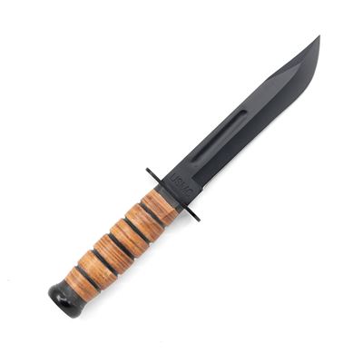 Knife USMC IWO JIMA with leather cover
