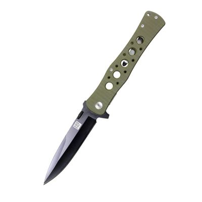 Folding Knife SHADOW H219 Fine Edge GREEN Handle