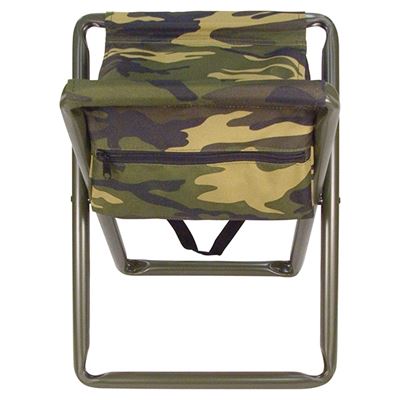 Deluxe folding chair with bag WOODLAND