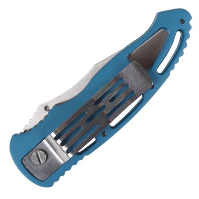 Folding knife, blade 20x8, 5cm BLUE