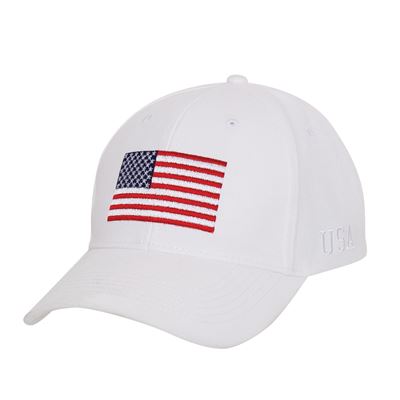 Cap USA flag WHITE