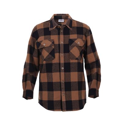 Lumberjack plaid shirt FLANNEL BROWN