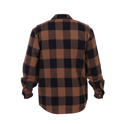 Lumberjack plaid shirt FLANNEL BROWN