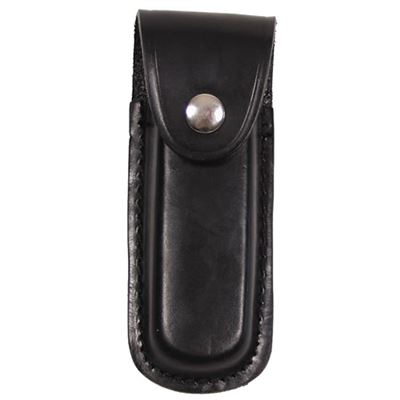 Leather Pouch for Knife 13 cm BLACK
