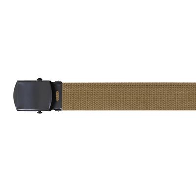 Belt with black buckle 135 cm COYOTE