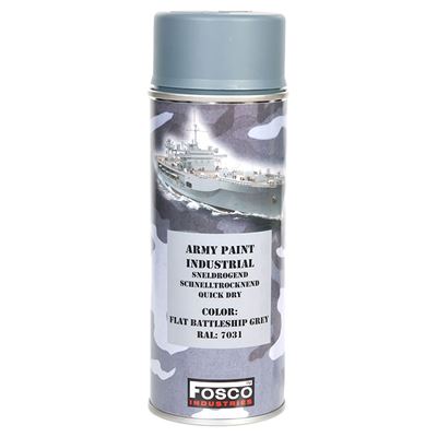 ARMY camouflage paint spray 400 ml GRAY shipping