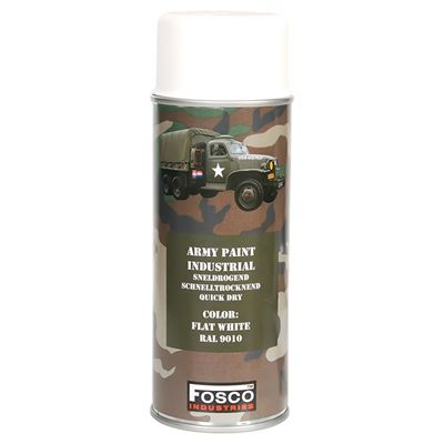 ARMY camouflage paint spray 400 ml WHITE