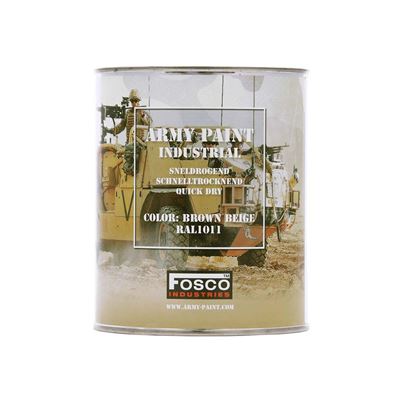 ARMY paint in can 1l RAL 1011 BROWN BEIGE