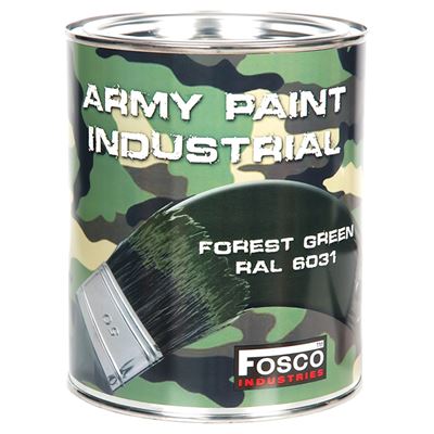 ARMY paint in can 1l RAL 6031 FOREST GREEN