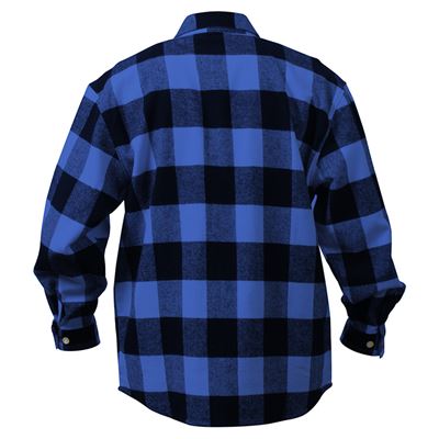 Lumberjack plaid shirt FLANNEL BLUE