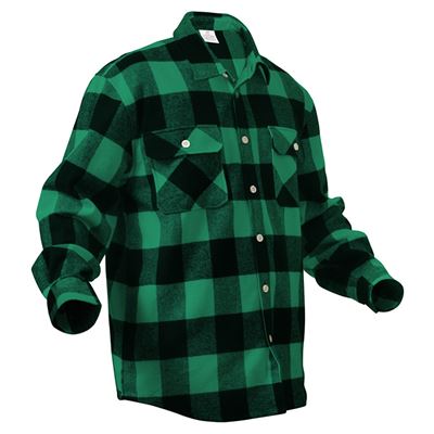 Lumberjack plaid shirt FLANNEL OLIVE
