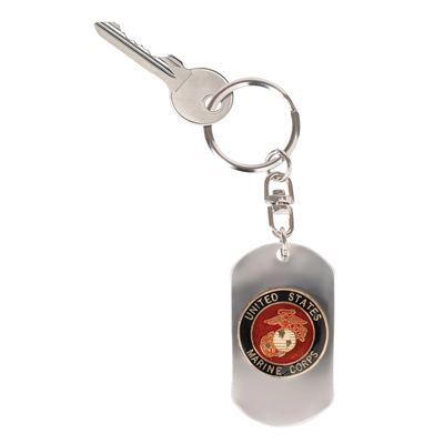 Marines Dog Tag Key Chain ROTHCO 4783 2