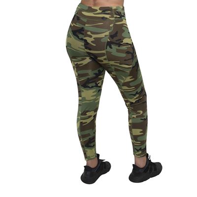 Womens Leggings With Pockets WOODLAND
