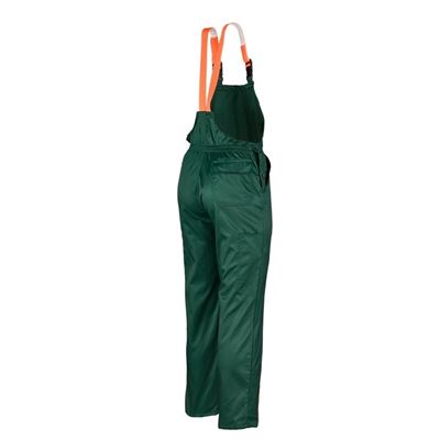 Forestry anti-cut trousers with bib and suspenders EN 381 T 5 used