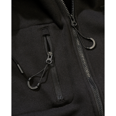 Tactical zip-up hooded sweatshirt – Tactical Sweat Jacket ČERNÁ BRANDIT 5033-11002 2