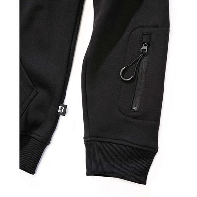 Tactical zip-up hooded sweatshirt – Tactical Sweat Jacket ČERNÁ BRANDIT 5033-11002 4