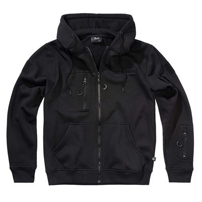 Tactical zip-up hooded sweatshirt – Tactical Sweat Jacket ČERNÁ