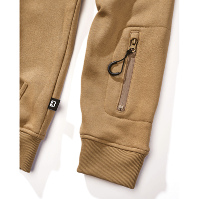 Tactical zip-up hooded sweatshirt – Tactical Sweat Jacket COYOTE BRANDIT 5033-20070 7