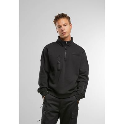 Tactical ¾-zip hoodie by Tactical Sweat Troyer – BLACK BRANDIT 5034-11002 3