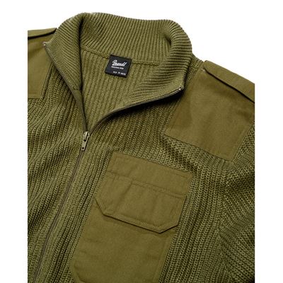 Jumper BW CARDIGAN GREEN BRANDIT 5039-15001 2