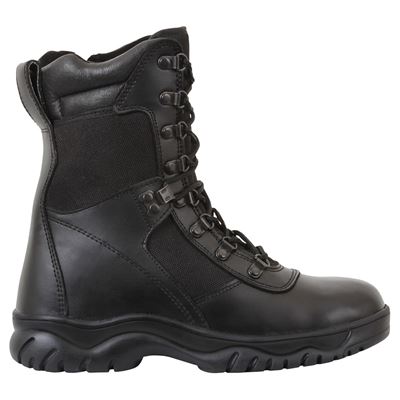 Tactical boots FORCED ENTRY Side Zipper 8'' BLACK