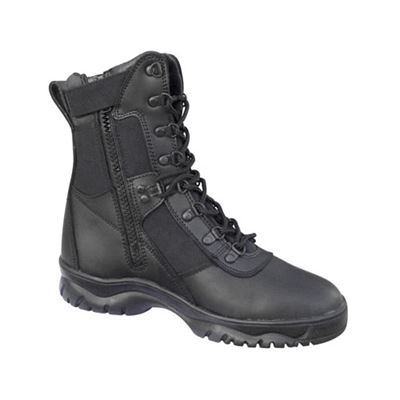 Tactical boots FORCED ENTRY Side Zipper 8'' BLACK