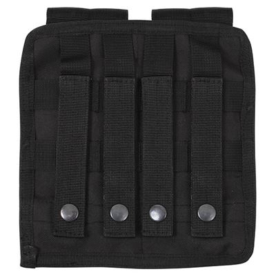 Universal MOLLE pouch for two magazines BLACK