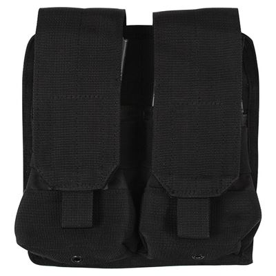 Universal MOLLE pouch for two magazines BLACK