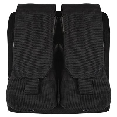 Universal MOLLE pouch for two magazines BLACK