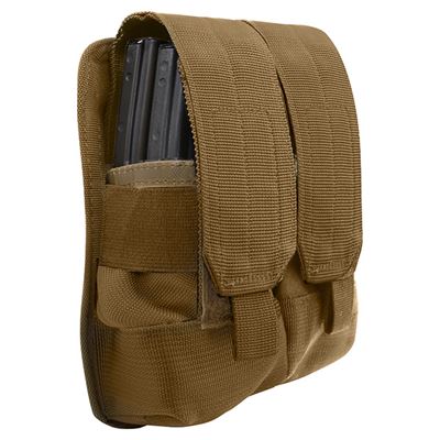 Universal MOLLE pouch for two magazines COYOTE