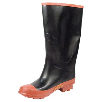 Wellies black and orange soles