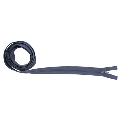 One-way zipper length 220 cm GREY