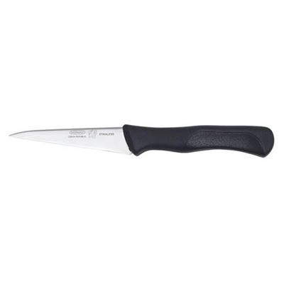 Vegetable knife stainless steel handle black plastic